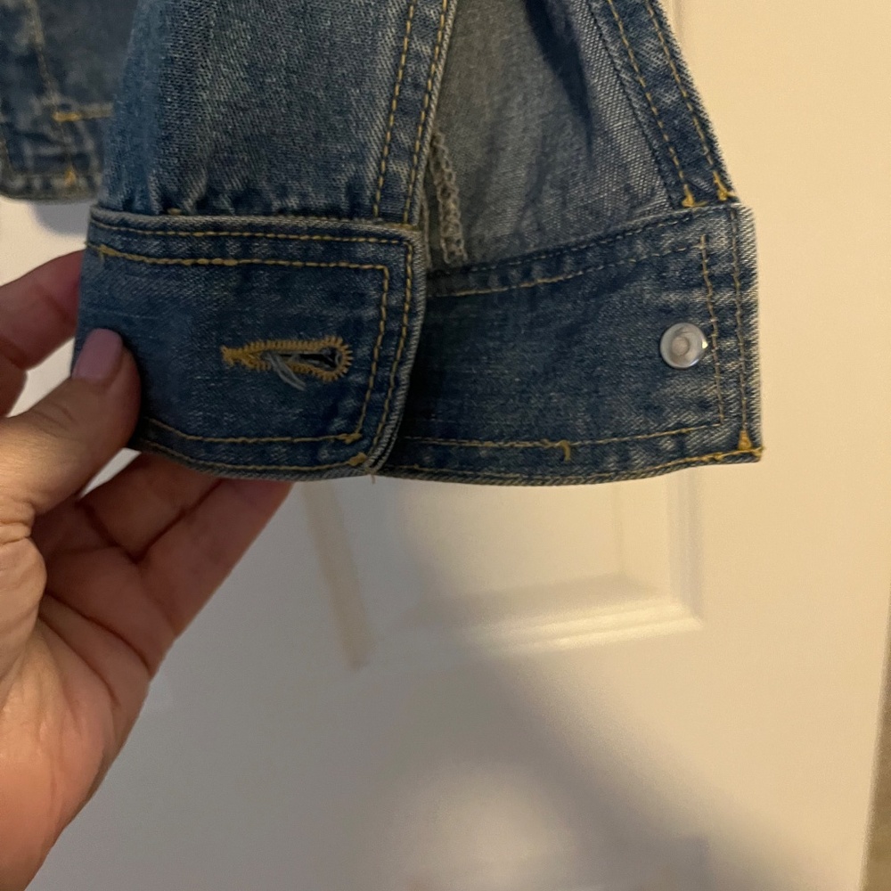 Lightweight denim zip up jacket - Picture 3 of 8